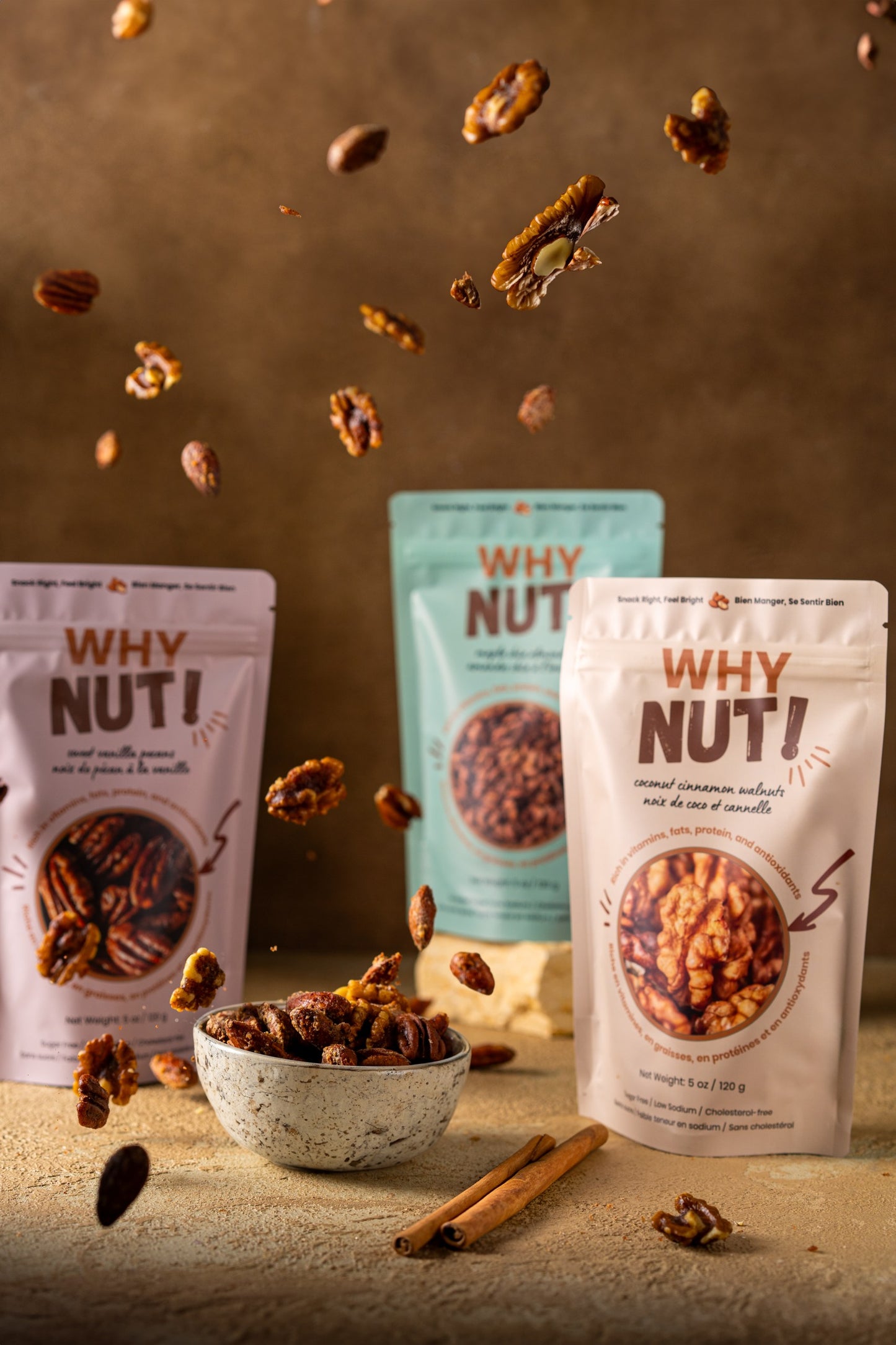 Assorted 3 Packs - Walnuts, Pecans & Almonds