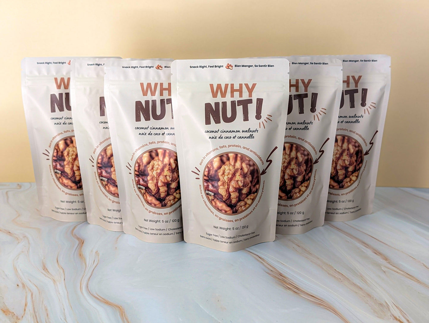 Coconut Cinnamon Walnuts - Pack of 4 & 6