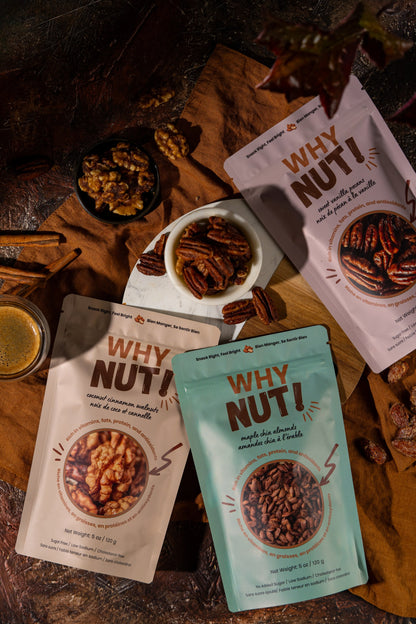 Assorted 3 Packs - Walnuts, Pecans & Almonds